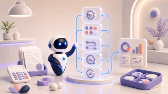 Illustration 3D Levolia d’un agent IA pour « Combien coûte un agent IA pour une PME ? Prix et budgets 2026 »